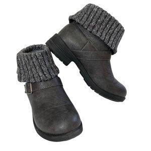 Portland Boot Company "Ellie" Gray Ankle Booties